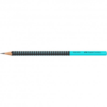 Ołówek zwykły czarno/turk Grip2001 Faber FC517012